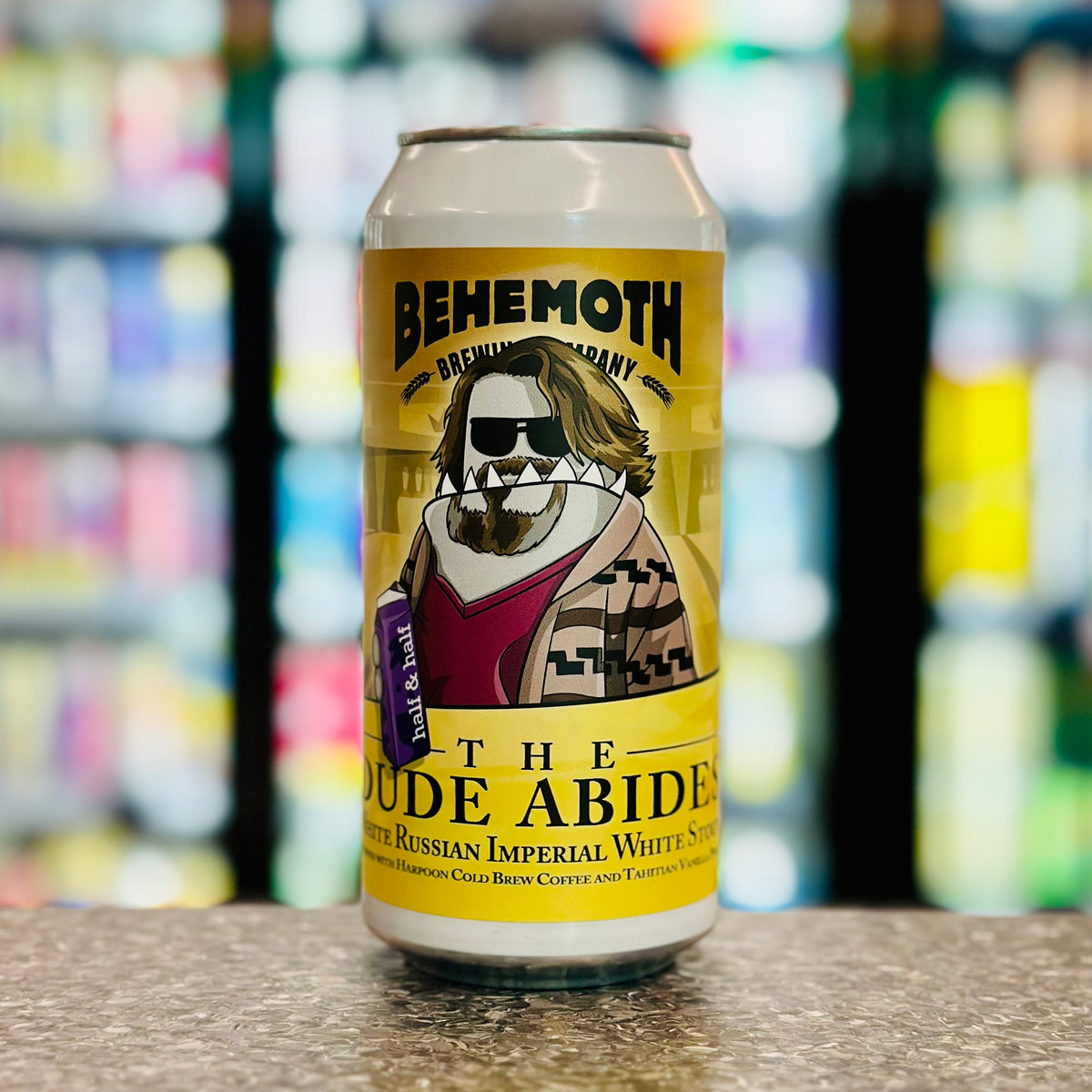 MIX 6 OR MORE GET 20% OFF' BEHEMOTH BREWING THE DUDE ABIDES WHITE RUSSIAN IMPERIAL WHITE STOUT 8.2% ABV