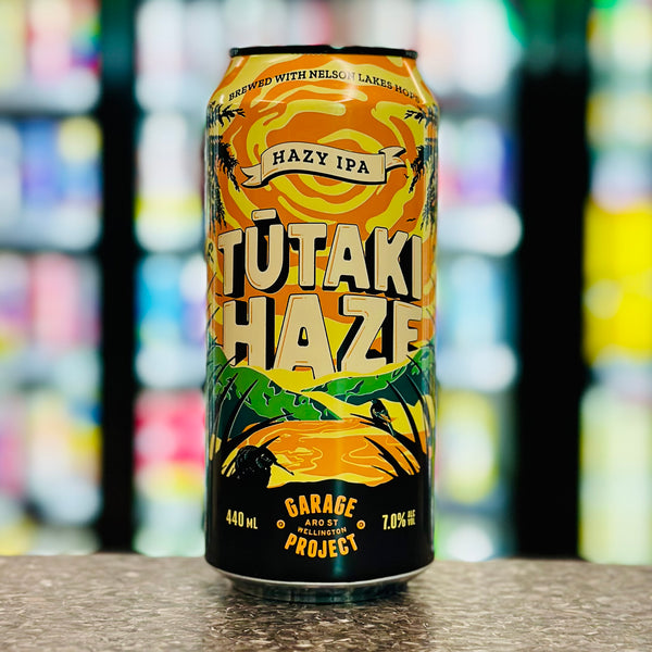 'MIX 6 OR MORE GET 20% OFF' GARAGE PROJECT TUTAKI HAZE HAZY IPA 7% ABV
