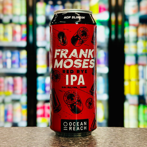 'MIX 6 OR MORE GET 20% OFF' OCEAN REACH BREWING FRANK MOSES RED RYE IPA 6.8% ABV