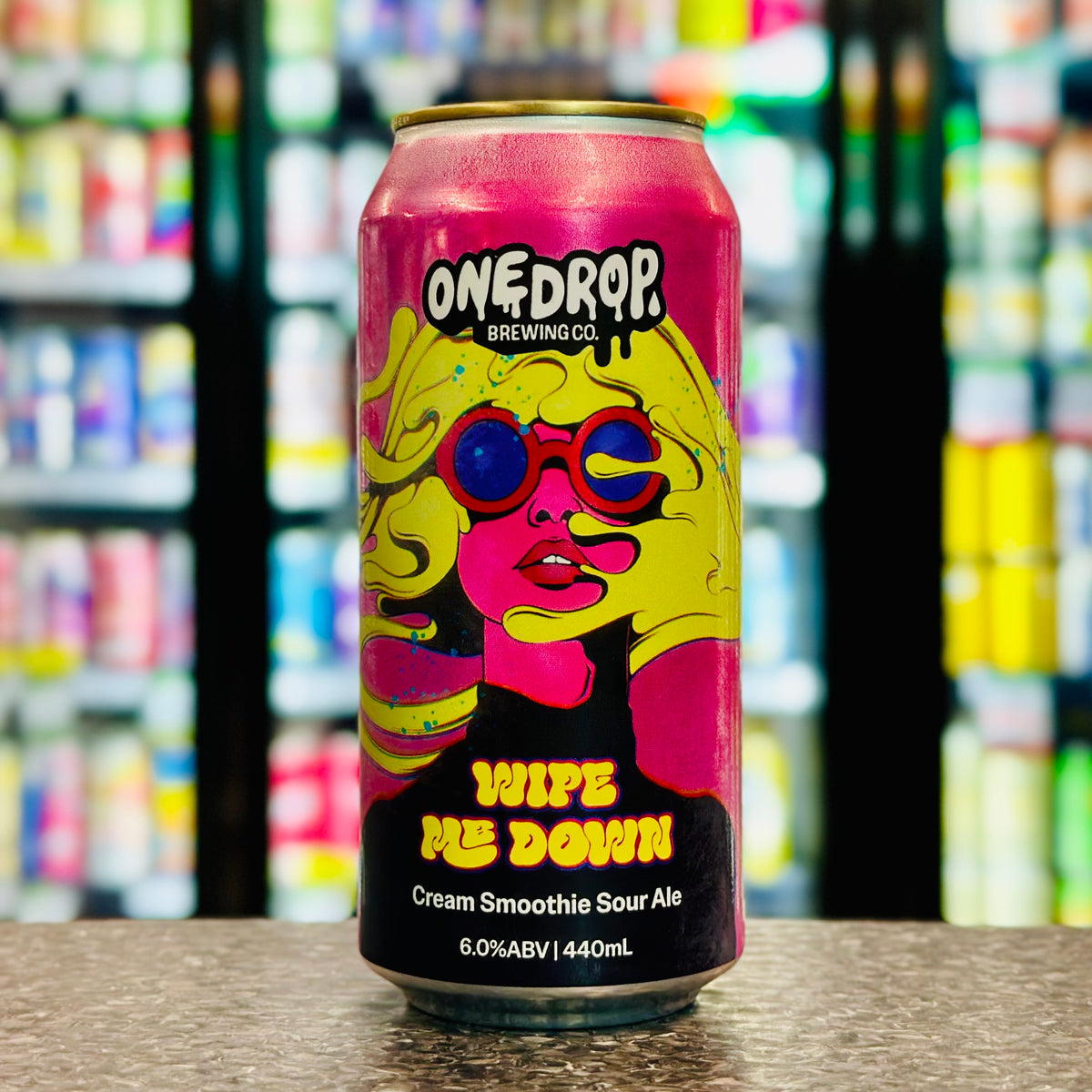 MIX 6 OR MORE GET 20% OFF' ONE DROP BREWING WIPE ME DOWN CREAM SMOOTHIE SOUR ALE 6% ABV
