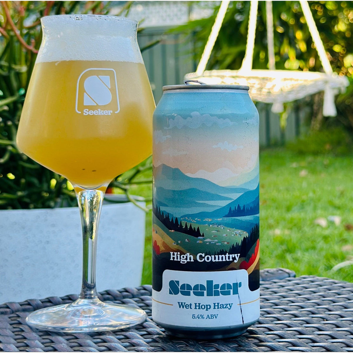 MIX 6 OR MORE GET 20% OFF' SEEKER BREWING HIGH COUNTRY WET HOP HAZY 5.4% ABV