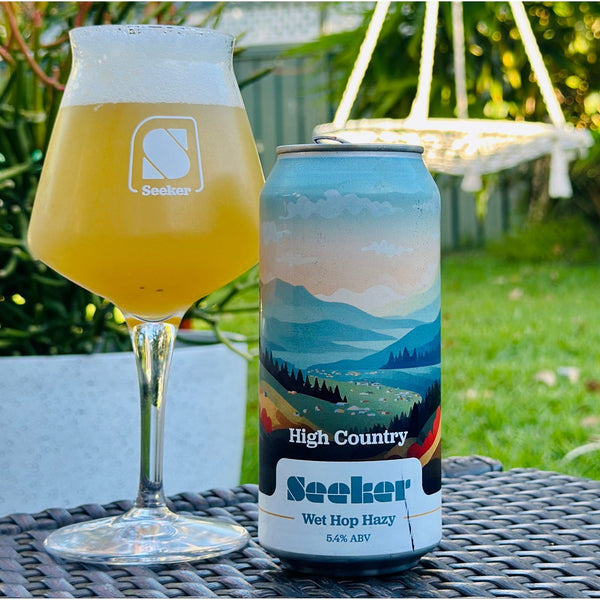 'MIX 6 OR MORE GET 20% OFF' SEEKER BREWING HIGH COUNTRY WET HOP HAZY 5.4% ABV