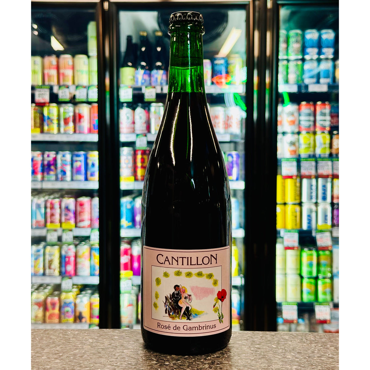 MIX 6 OR MORE GET 20% OFF' CANTILLON ROSE DE GAMBRINUS 5% ABV 750ml