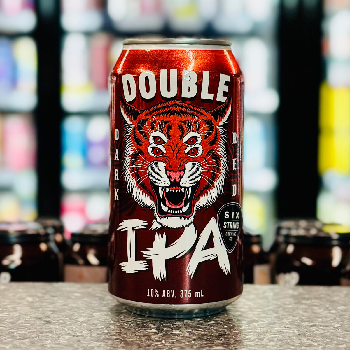 MIX 6 OR MORE GET 20% OFF' SIX STRINGS BREWING DOUBLE DARK RED IPA 10% ABV