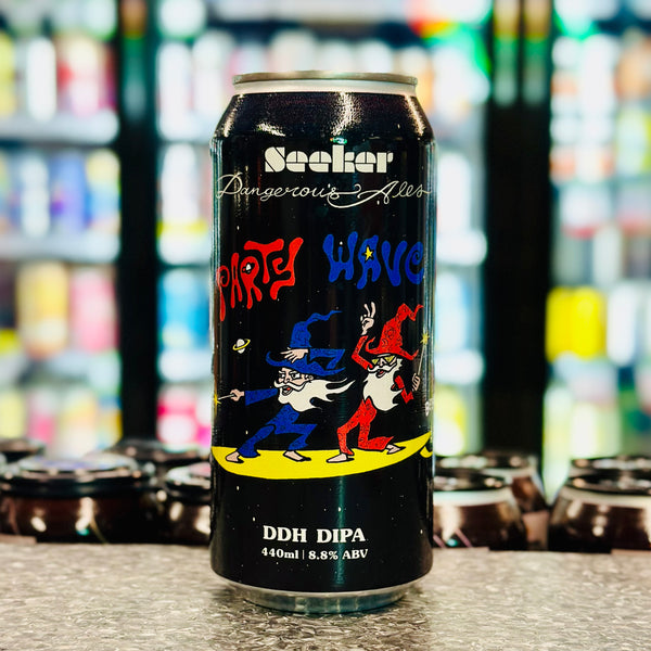 MIX 6 OR MORE GET 20% OFF' DANGEROUS ALES BREWING X SEEKER BREWING PARTY WAVE DDH DOUBLE IPA 8.8% ABV