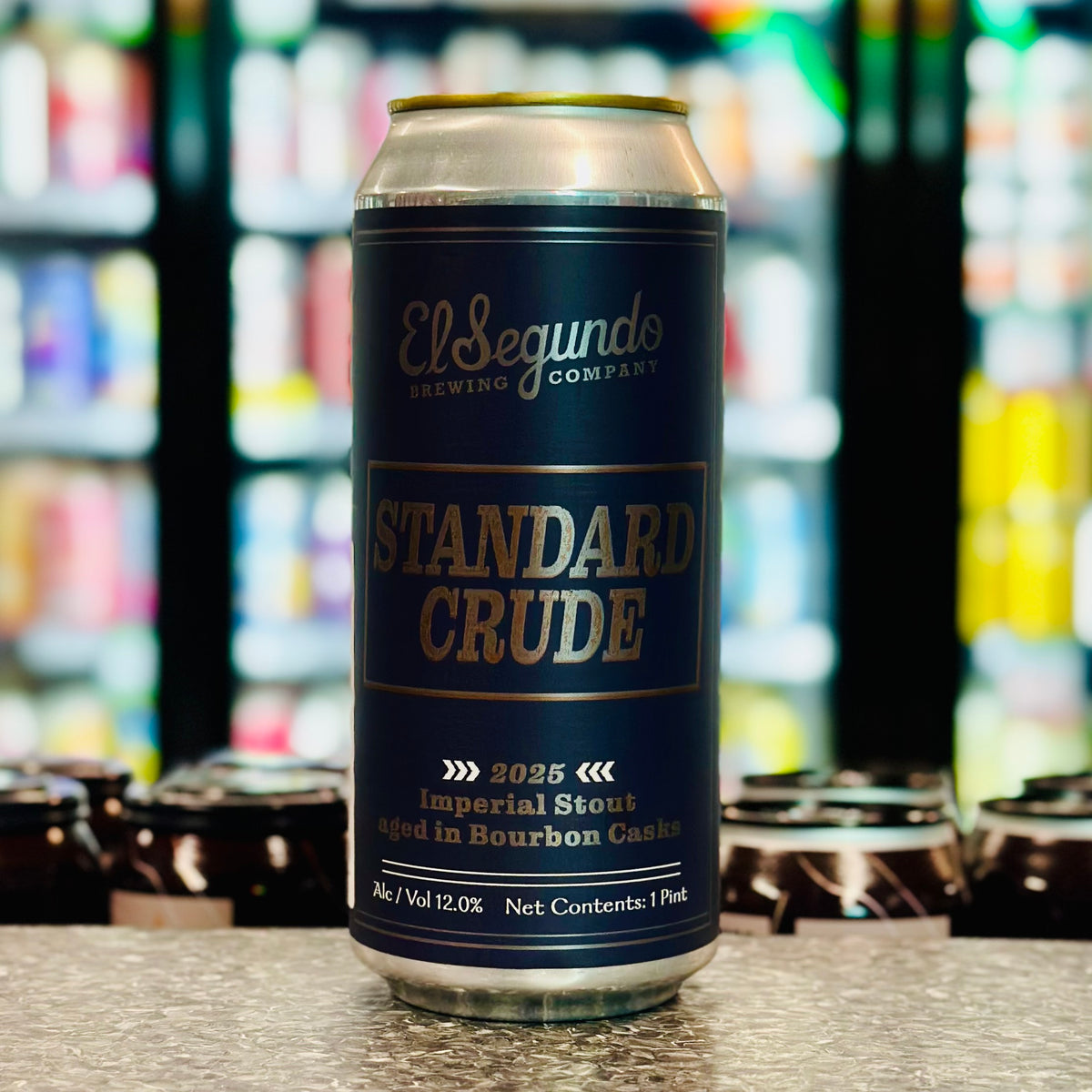 MIX 6 OR MORE GET 20% OFF' EL SEGUNDO 2025 STANDARD CRUDE BOURBON BARREL-AGED IMPERIAL STOUT 12% ABV