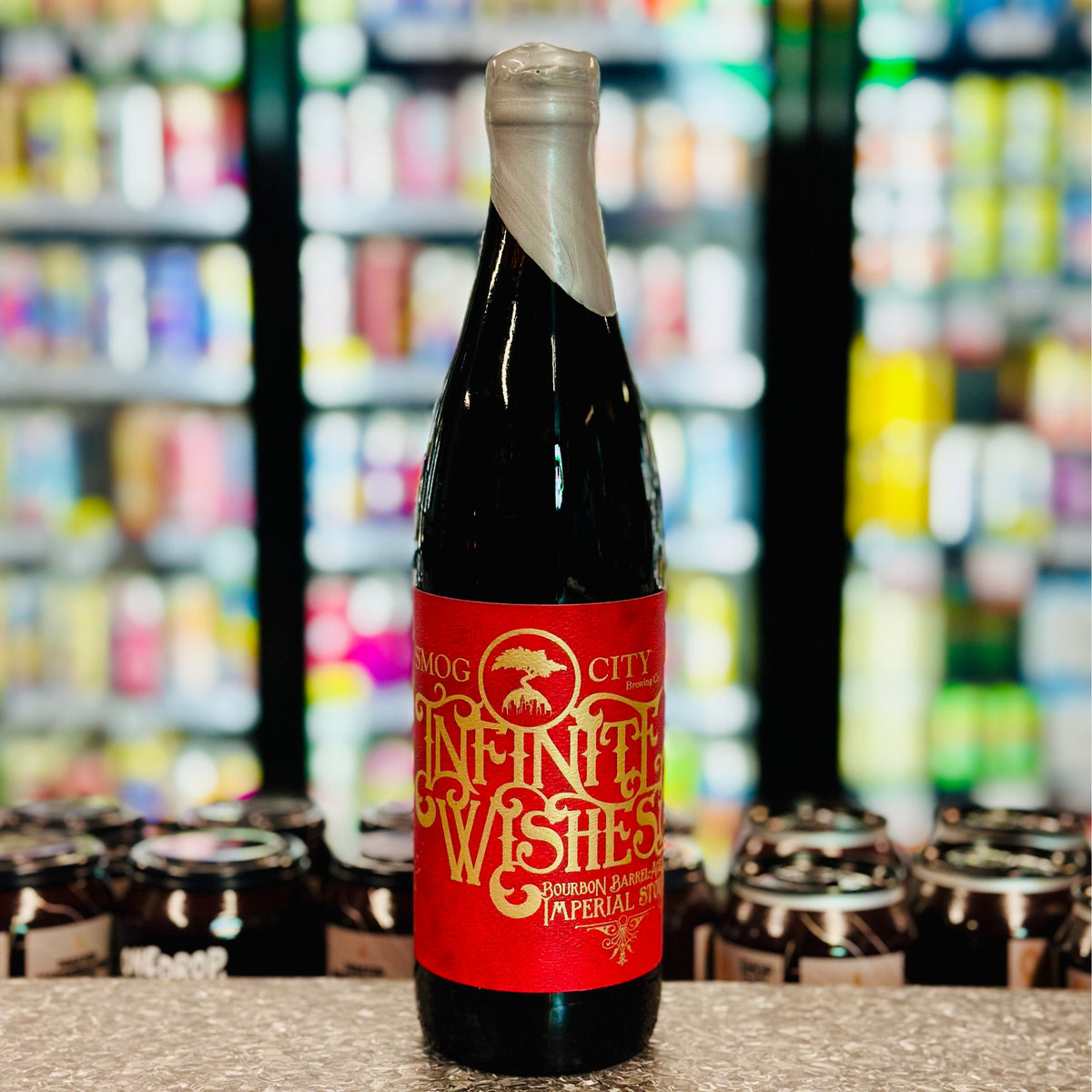 MIX 6 OR MORE GET 20% OFF' SMOG CITY 2023 INFINITIE WISHES BOURBON BARREL-AGED IMPERIAL STOUT 13.4% ABV