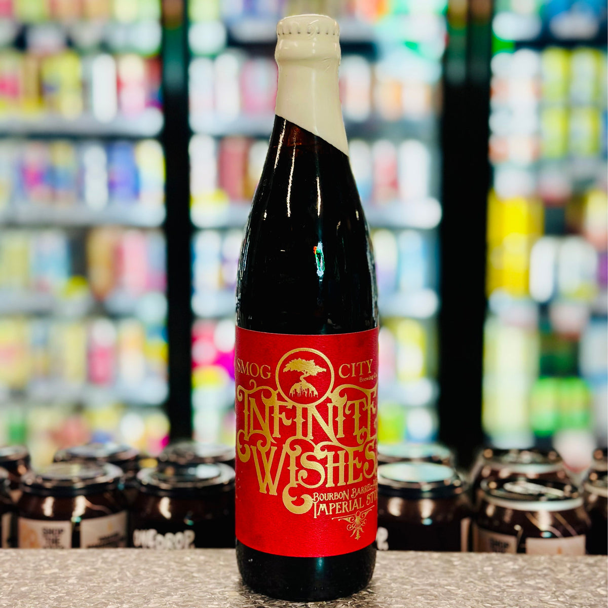 MIX 6 OR MORE GET 20% OFF' SMOG CITY 2021 INFINITIE WISHES BOURBON BARREL-AGED IMPERIAL STOUT 13.47% ABV