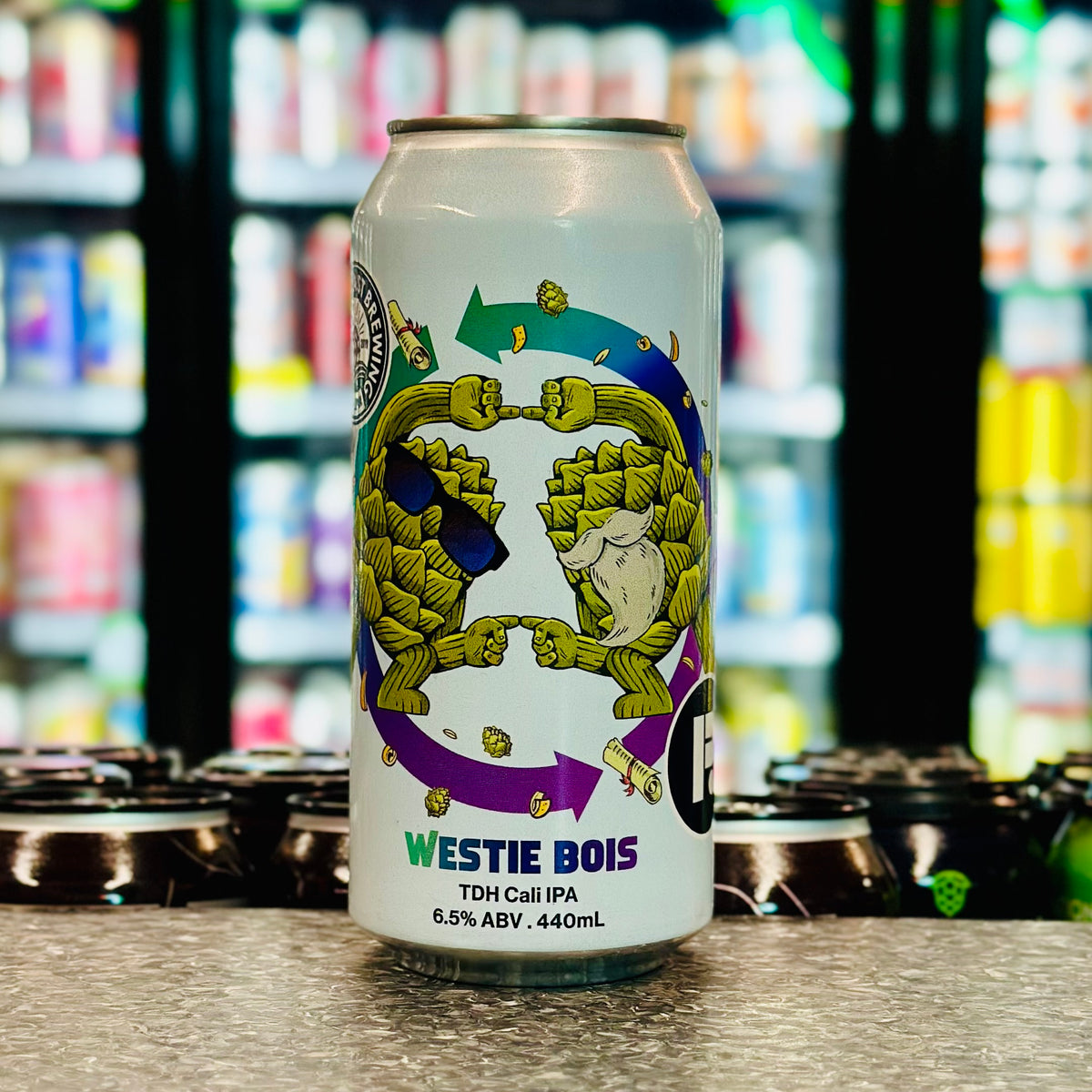 MIX 6 OR MORE GET 20% OFF' FUTURE BREWING X WEST COAST BREWING WESTIE BOIS TDH CALI IPA 6.5% ABV