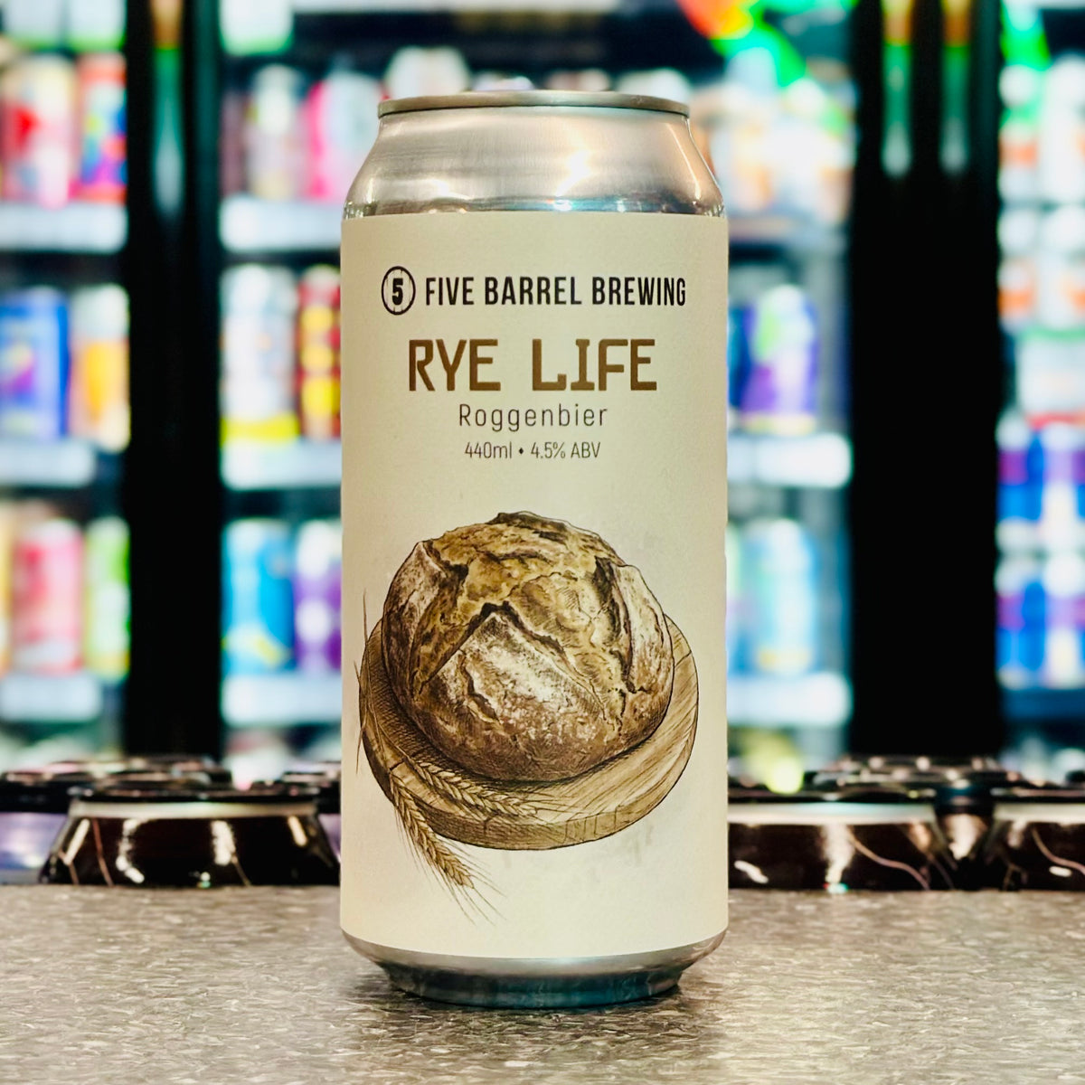 MIX 6 OR MORE GET 20% OFF' FIVE BARREL BREWING RYE LIFE ROGGENBIER 4.5% ABV