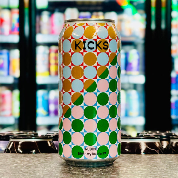 'MIX 6 OR MORE GET 20% OFF' KICKS BREWING RUBICON DDH HAZY DOUBLE IPA 8.8% ABV