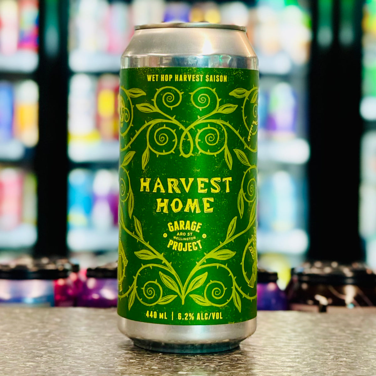 MIX 6 OR MORE GET 20% OFF' GARAGE PROJECT HARVEST HOME WET HOP HARVEST SAISON 6.2% ABV
