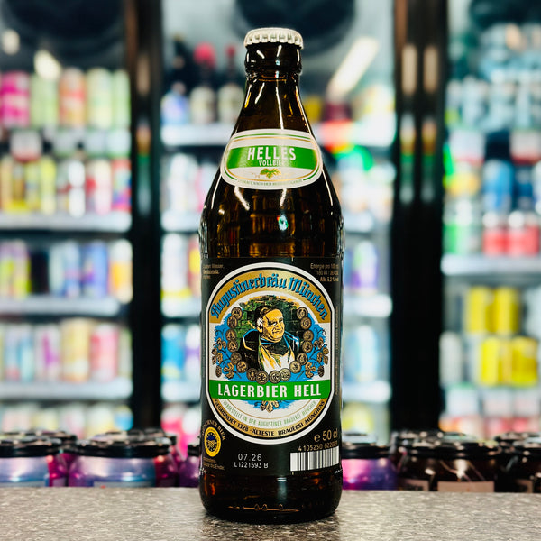 MIX 6 OR MORE GET 20% OFF' AUGUSTINER BRAU LAGERBIER HELL 5.2% ABV 500ml