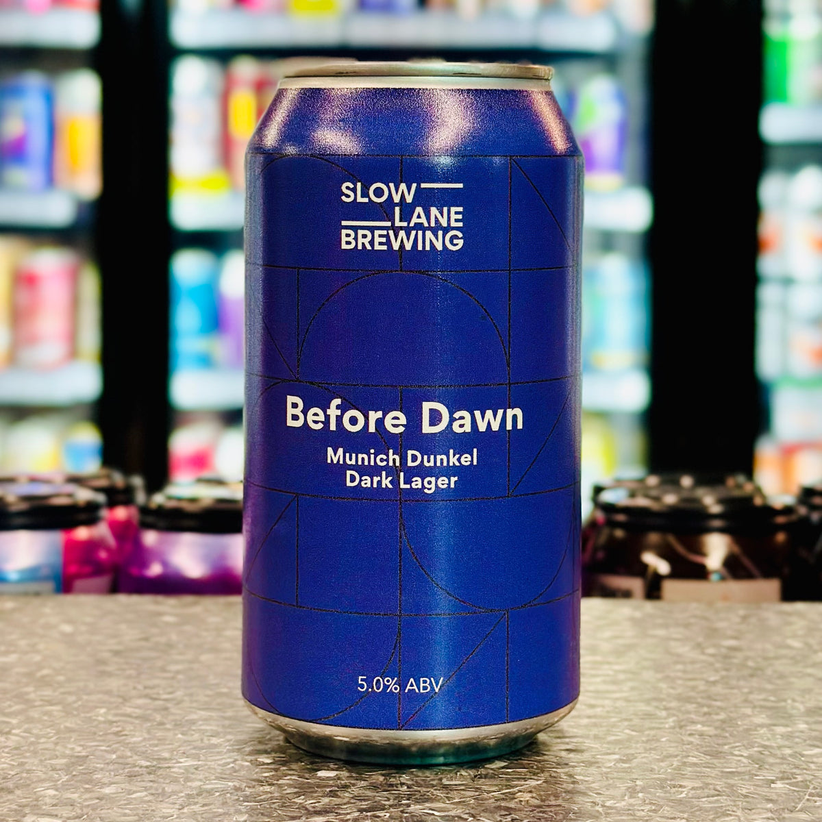 MIX 6 OR MORE GET 20% OFF' SLOW LANE BREWING BEFORE DAWN MUNICH DUNKEL DARK LAGER 5% ABV