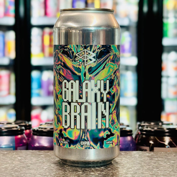 MIX 6 OR MORE GET 20% OFF' RANGE BREWING GALAXY BRAIN DOUBLE IPA 8.2% ABV
