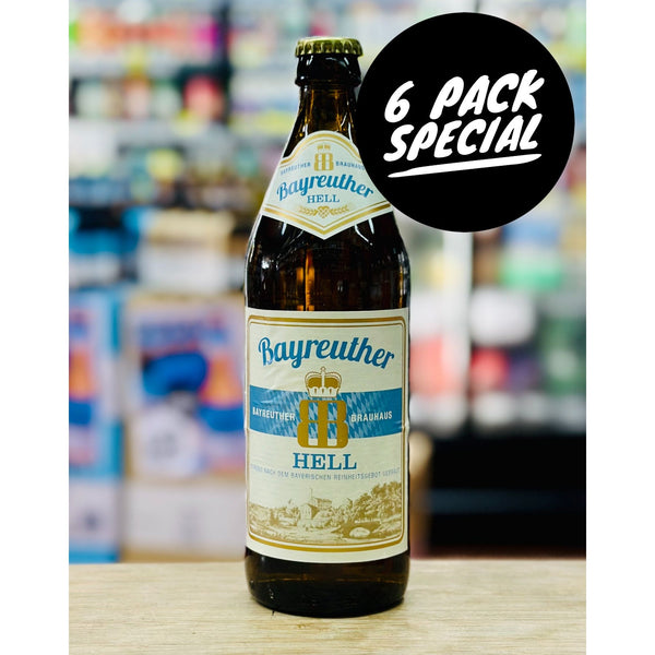BAYREUTHER HELLES LAGER 6 PACK SPECIAL