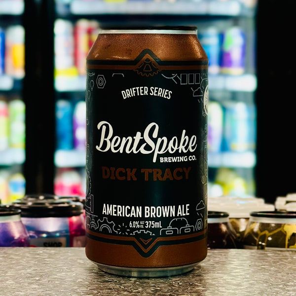 MIX 6 OR MORE GET 20% OFF' BENTSPOKE DICK TRACY AMERICAN BROWN ALE 6% ABV