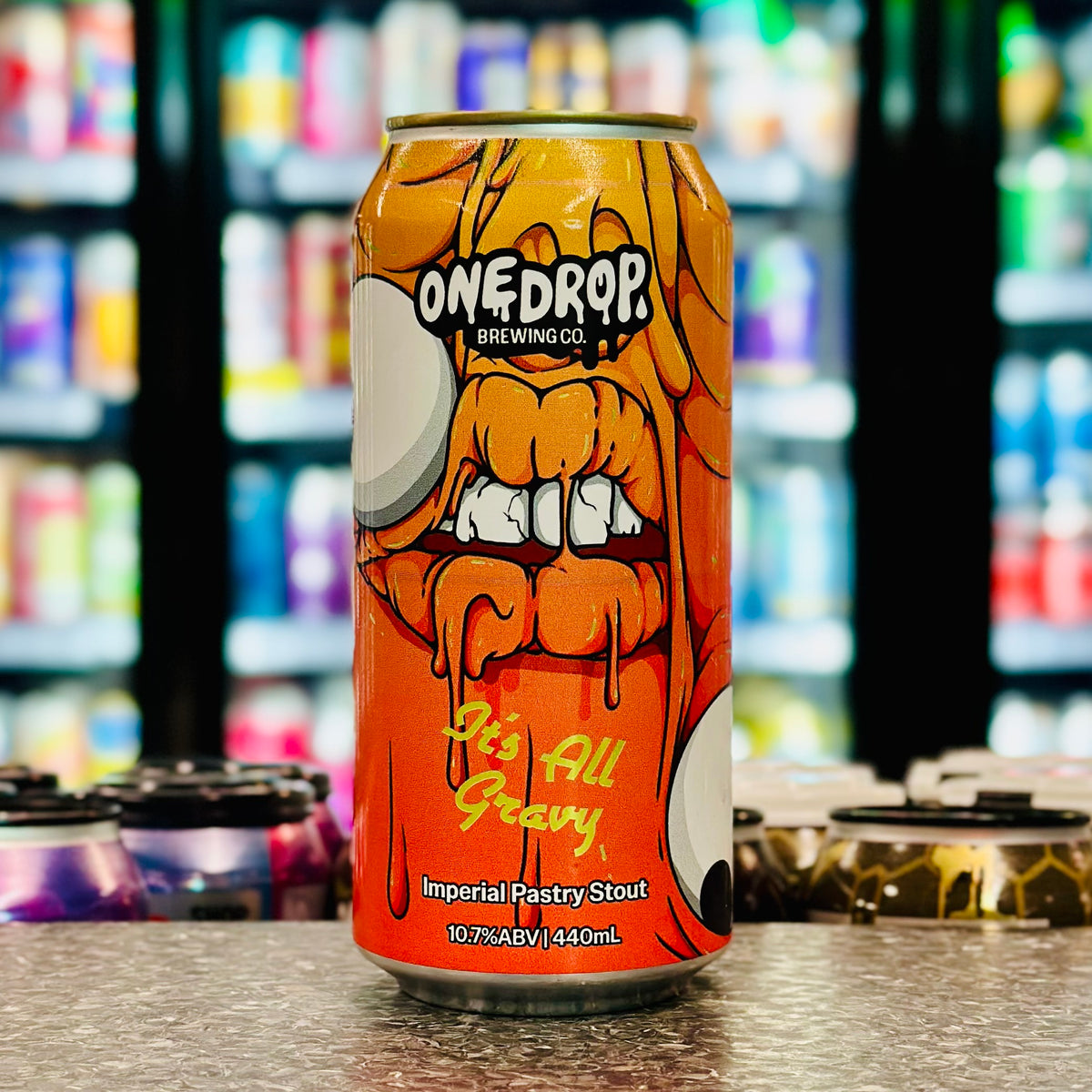 MIX 6 OR MORE GET 20% OFF' ONE DROP BREWING IT'S ALL GRAVY IMPERIAL PASTRY STOUT 10.7% ABV