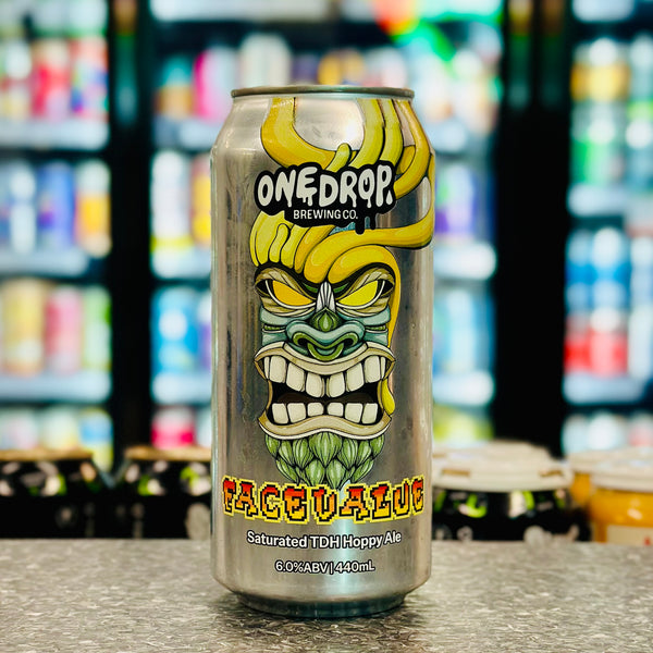 MIX 6 OR MORE GET 20% OFF' ONE DROP BREWING FACE VALUE SATURATED TDH HOPPY ALE 6% ABV