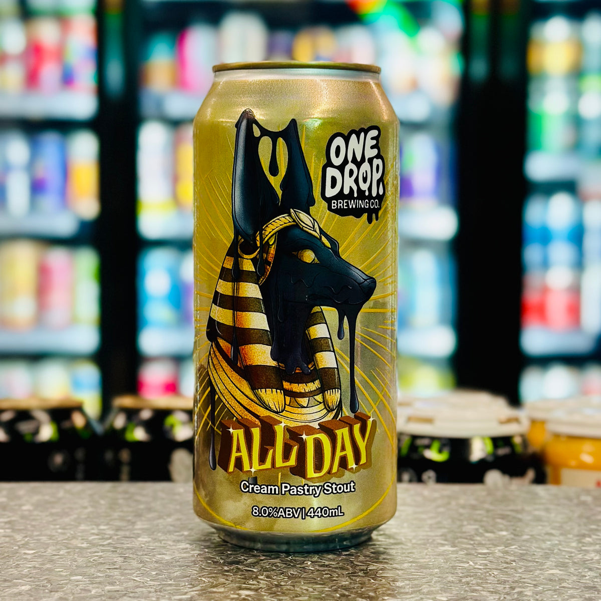 MIX 6 OR MORE GET 20% OFF' ONE DROP BREWING ALL DAY CREAM PASTRY STOUT 8% ABV