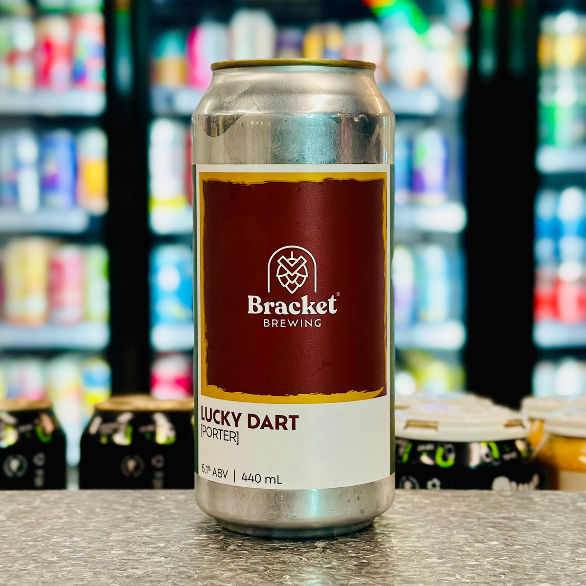 MIX 6 OR MORE GET 20% OFF' BRACKET BREWING LUCKY DART PORTER 6.1% ABV