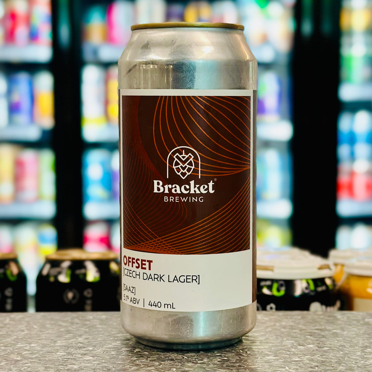 MIX 6 OR MORE GET 20% OFF' BRACKET BREWING OFFSET CZECH DARK LAGER 5.1% ABV