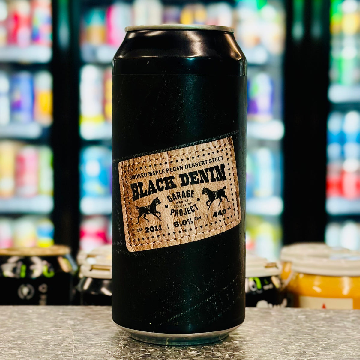 MIX 6 OR MORE GET 20% OFF' GARAGE PROJECT BLACK DENIM SMOKED MAPLE PECAN DESSERT STOUT 8% ABV