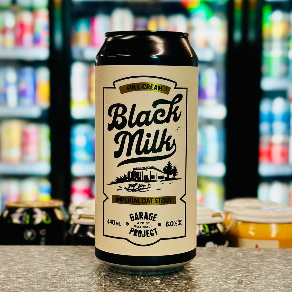 MIX 6 OR MORE GET 20% OFF' GARAGE PROJECT BLACK MILK IMPERIAL OAT STOUT 8% ABV