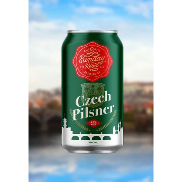 'MIX 6 OR MORE GET 20% OFF' SUNDAY ROAD BREWING CZECH PILSNER 5% ABV