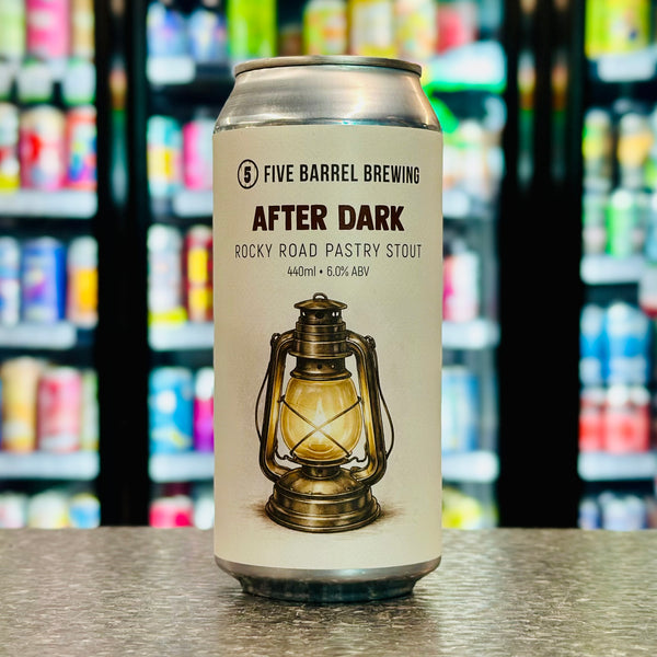MIX 6 OR MORE GET 20% OFF' FIVE BARREL BREWING AFTER DARK ROCKY ROAD PASTRY STOUT 6% ABV