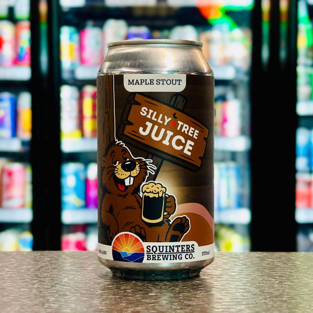 MIX 6 OR MORE GET 20% OFF' SQUINTERS BREWING SILLY TREE JUICE MAPLE STOUT 6.6% ABV