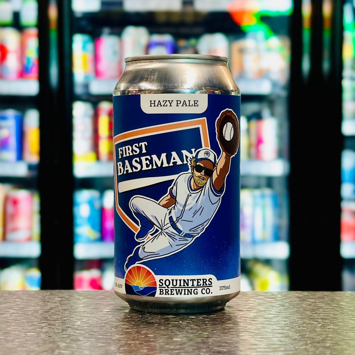 MIX 6 OR MORE GET 20% OFF' SQUINTERS BREWING FIRST BASEMAN HAZY PALE 5.1% ABV
