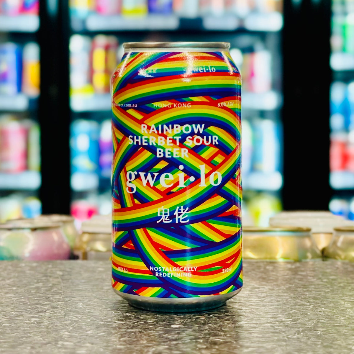 MIX 6 OR MORE GET 20% OFF' GWEILO RANBOW SHERBET SOUR BEER 6% ABV