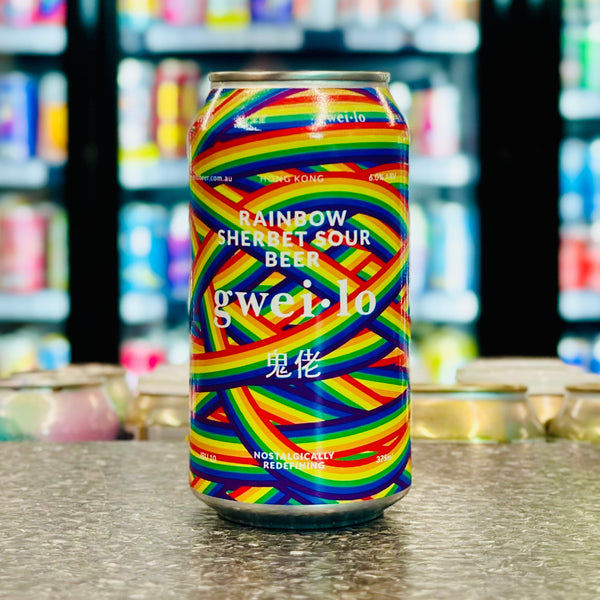 MIX 6 OR MORE GET 20% OFF' GWEILO RANBOW SHERBET SOUR BEER 6% ABV