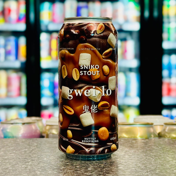 MIX 6 OR MORE GET 20% OFF' GWEILO SNIKO STOUT 5.8% ABV