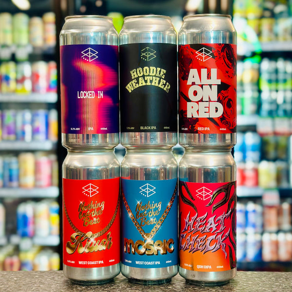 BEER BUNKER INTERNATIONAL IPA DAY MIXED 6 RANGE IPAS
