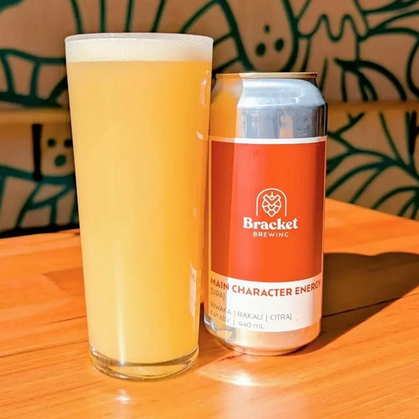 MIX 6 OR MORE GET 20% OFF' BRACKET BREWING MAIN CHARACTER ENERGY DOUBLE IPA 8.4% ABV