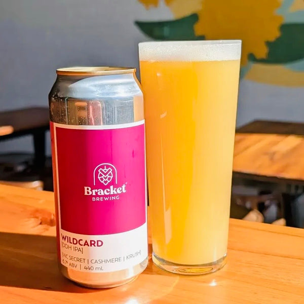 MIX 6 OR MORE GET 20% OFF' BRACKET BREWING WILDCARD DDH IPA 6.7% ABV