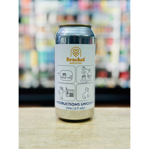 'MIX 6 OR MORE GET 20% OFF' BRACKET BREWING INSTRUCTIONS UNCLEAR TRIPLE IPA 9.7% ABV