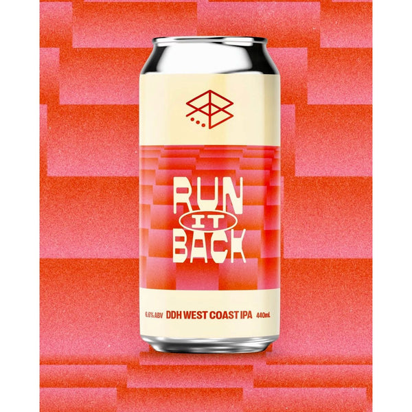 'MIX 6 OR MORE GET 20% OFF' RANGE BREWING RUN IT BACK DOUBLE DRY HOPPED WEST COAST IPA 6.6% ABV