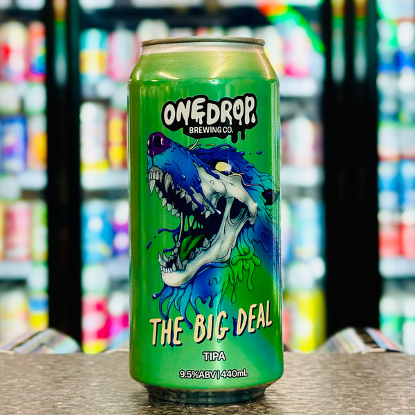 MIX 6 OR MORE GET 20% OFF' ONE DROP BREWING THE BIG DEAL TIPA 9.5% ABV
