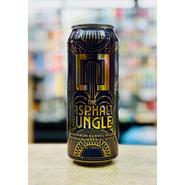 'MIX 6 OR MORE GET 20% OFF' WORKING TITLE BREWING ASPHALT JUNGLE BOURBON BARREL AGED RUSSIAN IMPERIAL STOUT 10.5% ABV