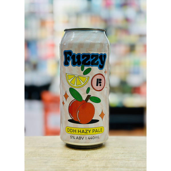 'MIX 6 OR MORE GET 20% OFF' FUTURE BREWING FUZZY DOUBLE DRY HOPPED HAZY PALE 5% ABV