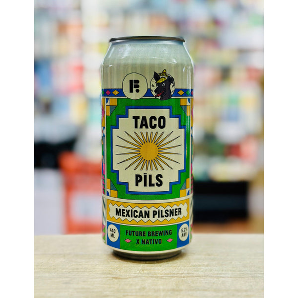 'MIX 6 OR MORE GET 20% OFF' FUTURE BREWING TACO PILS MEXICAN PILSNER 5.2% ABV