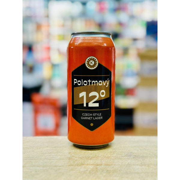 'MIX 6 OR MORE GET 20% OFF' KICK'S BREWING POLOTMAVY 12 CZECH STYLE GARNET LAGER 4.8% ABV