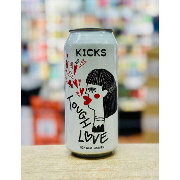 'MIX 6 OR MORE GET 20% OFF' KICK'S BREWING TOUGH LOVE DOUBLE DRY HOPPED WEST COAST IPA 7.5% ABV