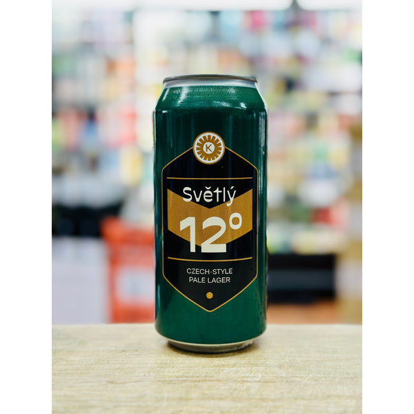 'MIX 6 OR MORE GET 20% OFF' KICK'S BREWING SVETLY 12 CZECH STYLE PALE LAGER 5% ABV