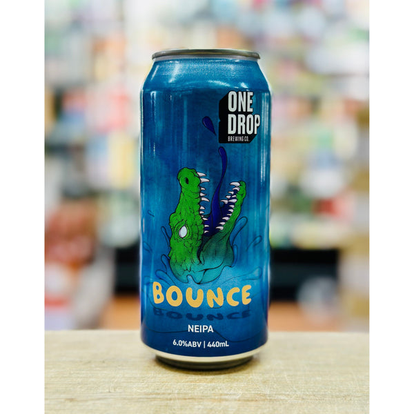 'MIX 6 OR MORE GET 20% OFF' ONE DROP BREWING BOUNCE NEW ENGLAND IPA 6% ABV