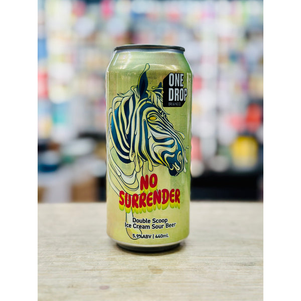 'MIX 6 OR MORE GET 20% OFF' ONE DROP BREWING NO SURRENDER DOUBLE SCOOP ICE CREAM SOUR BEER 5.9% ABV