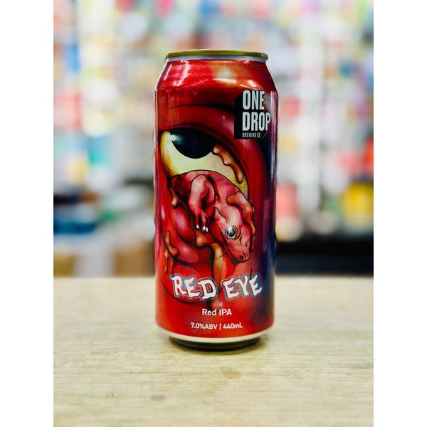 'MIX 6 OR MORE GET 20% OFF' ONE DROP BREWING RED EYE RED IPA 7% ABV